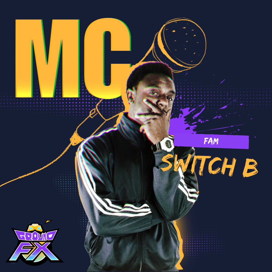 The Ground FX MC hosting the event