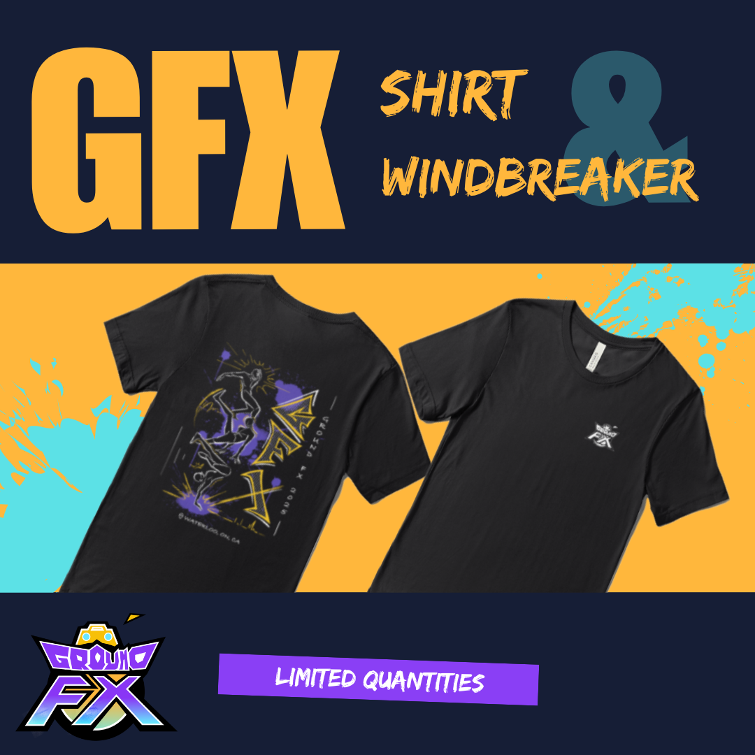 Ground FX shirt and windbreaker promo, limited quantities